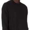 DRKSHDW FW25 CONCORDIANS CREWNECK-GENSER I SVART KOMPAKT TYKK TRØYE. DU02E7279RIGP-09