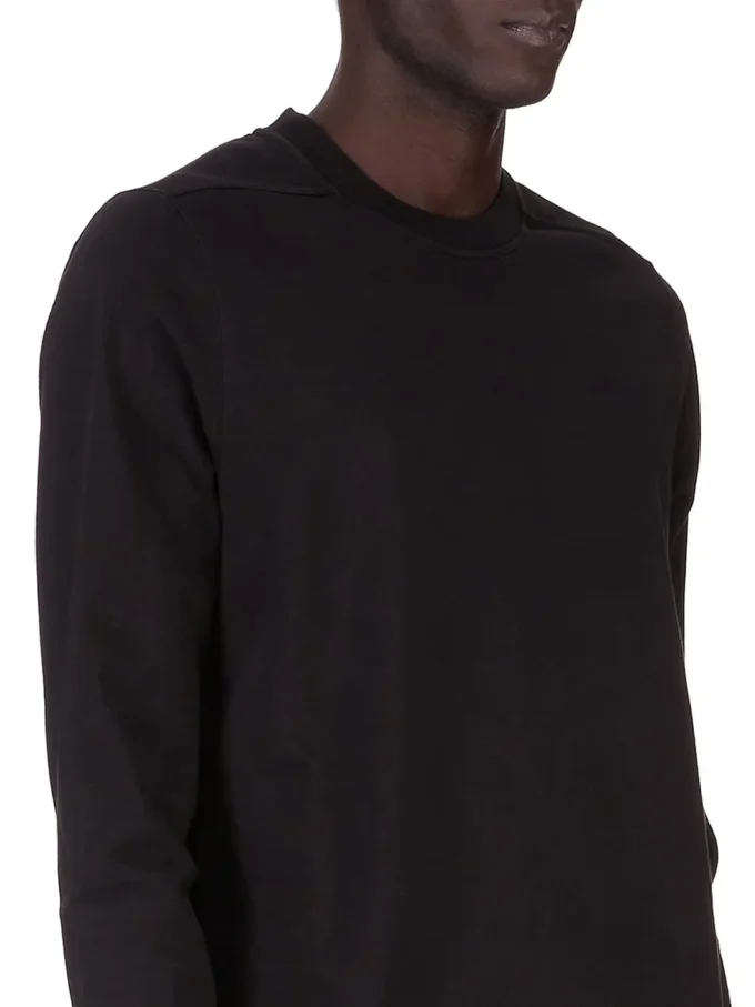 DRKSHDW FW25 CONCORDIANS CREWNECK-GENSER I SVART KOMPAKT TYKK TRØYE. DU02E7279RIGP-09