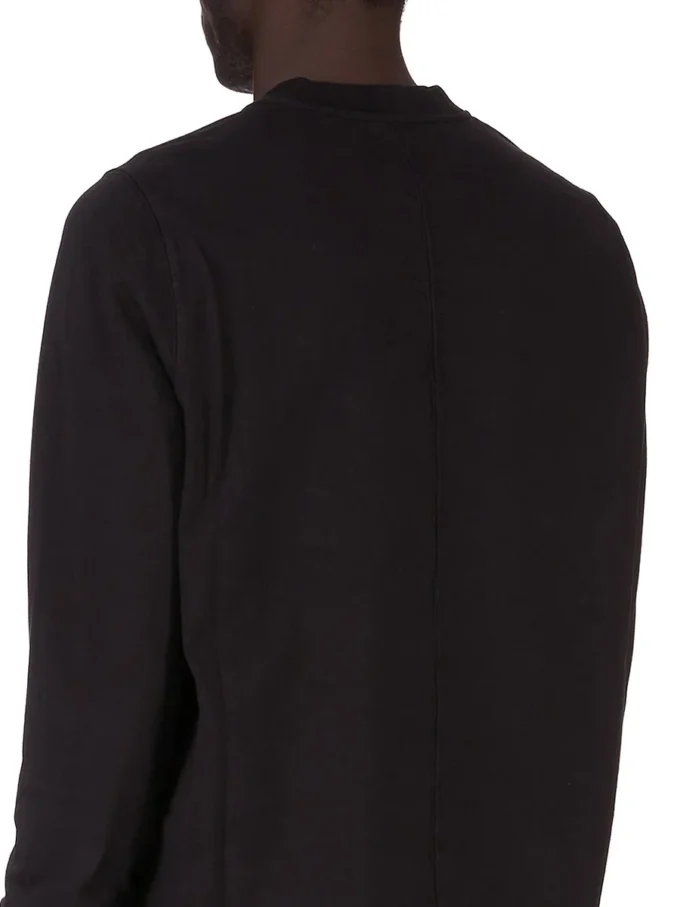 DRKSHDW FW25 CONCORDIANS CREWNECK-GENSER I SVART KOMPAKT TYKK TRØYE. DU02E7279RIGP-09