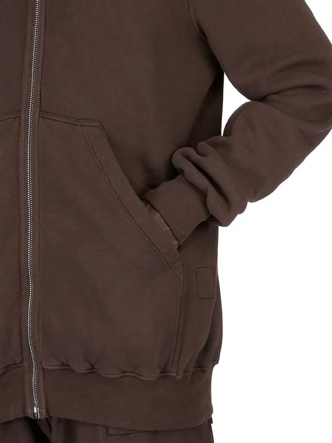 DRKSHDW FW25 CONCORDIANS JUMBO GIMP-HETTEGENSER I MØRK STØV SLUB FELPA DU02E7283FSL-78