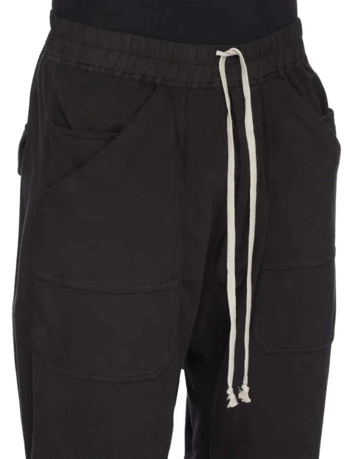 DRKSHDW FW25 CONCORDIANS KLASSISK CARGO-SNORRING I SVART KOMPAKT TYKK TRØYE DU02E7370RIG-09