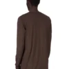DRKSHDW FW25 CONCORDIANS LS LEVEL T I MØRK STØVET BOMULLSGAUZE-JERSEY DU02E7260BH-78