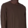 DRKSHDW FW25 CONCORDIANS LS LEVEL T I MØRK STØVET BOMULLSGAUZE-JERSEY DU02E7260BH-78