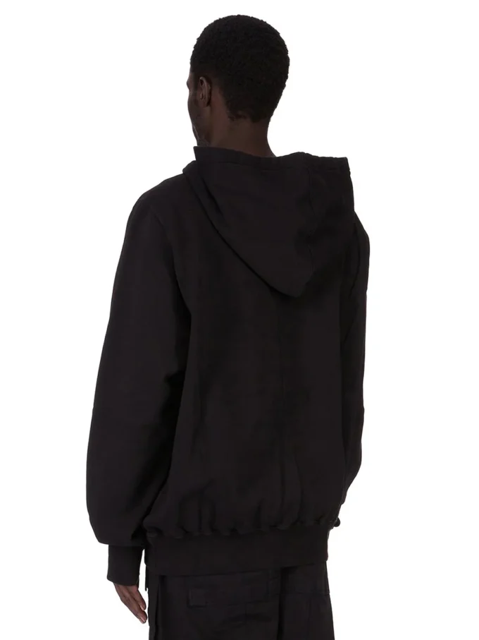 DRKSHDW FW25 CONCORDIANS OVERSIZED HETTEGENSER I SVART/PERLEFARGET FURKA HEAVY SWEATSHIRT DU02E7262FEP3P-0908