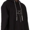 DRKSHDW FW25 CONCORDIANS OVERSIZED HETTEGENSER I SVART/PERLEFARGET FURKA HEAVY SWEATSHIRT DU02E7262FEP3P-0908