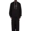 DRKSHDW FW25 CONCORDIANS OVERSIZED HETTEGENSER I SVART/PERLEFARGET FURKA HEAVY SWEATSHIRT DU02E7262FEP3P-0908