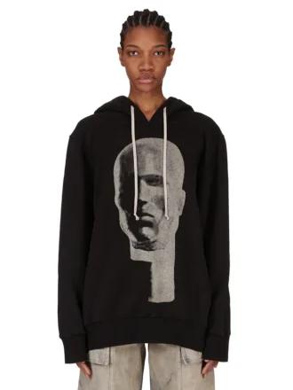 DRKSHDW FW25 CONCORDIANS OVERSIZED HETTEGENSER I SVART/PERLEGRUN SLUP FELPA DS02E7241FSLP1P-0908 DRKSHDW FW25 CONCORDIANS OVERSIZED HETTEGENSER I SVART/PERLEGRUN SLUP FELPA DS02E7241FSLP1P-0908