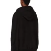 DRKSHDW FW25 CONCORDIANS OVERSIZED HETTEGENSER I SVART/PERLEGRUN SLUP FELPA DS02E7241FSLP1P-0908