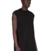 DRKSHDW FW25 CONCORDIANS TARP T I SVART BOMULLSGAUZE-JERSEY DU02E7158BH-09