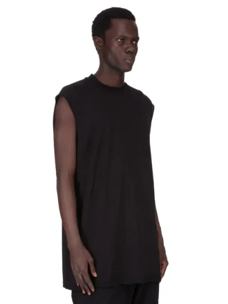 DRKSHDW FW25 CONCORDIANS TARP T I SVART BOMULLSGAUZE-JERSEY DU02E7158BH-09 DRKSHDW FW25 CONCORDIANS TARP T I SVART BOMULLSGAUZE-JERSEY DU02E7158BH-09