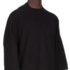 DRKSHDW FW25 CONCORDIANS TOMMY HUSTLER SWEAT I SVART DOBBELT BØRSTET TRØYE DU02E7266JDB-09