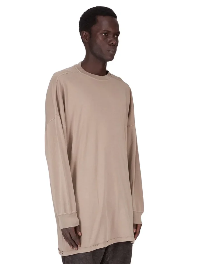 DRKSHDW FW25 CONCORDIANS TOMMY LS SWEAT I DIRTY PEARL DOBBELT BØRSTET TRØYE DU02E7292JDBP-88