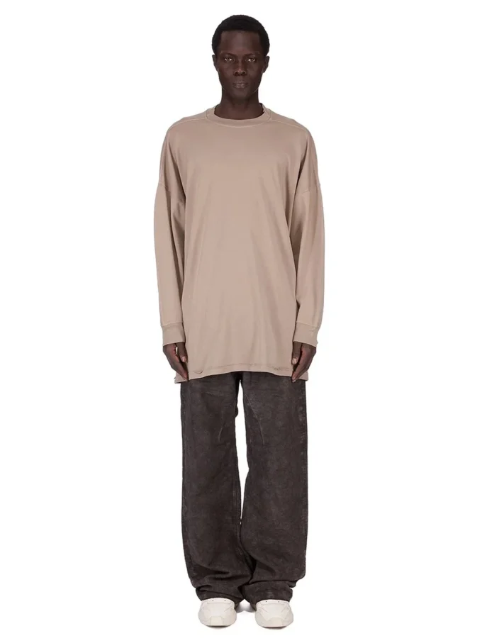 DRKSHDW FW25 CONCORDIANS TOMMY LS SWEAT I DIRTY PEARL DOBBELT BØRSTET TRØYE DU02E7292JDBP-88