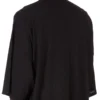 DRKSHDW FW25 CONCORDIANS TOMMY T I SVART BOMULLSGAUZE-TRØYE DU02E7259BH-09