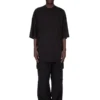 DRKSHDW FW25 CONCORDIANS TOMMY T I SVART BOMULLSGAUZE-TRØYE DU02E7259BH-09