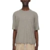 DRKSHDW FW25 CONCORDIANS WALRUS T-skjorte i melert grått, gråmelert jersey DU02E7252JGM-178