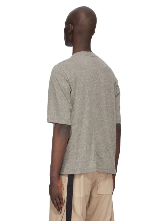 DRKSHDW FW25 CONCORDIANS WALRUS T-skjorte i melert grått, gråmelert jersey DU02E7252JGM-178