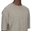 DRKSHDW FW25 CONCORDIANS WALRUS T-skjorte i melert grått, gråmelert jersey DU02E7252JGM-178