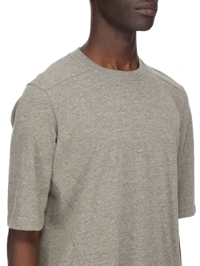 DRKSHDW FW25 CONCORDIANS WALRUS T-skjorte i melert grått, gråmelert jersey DU02E7252JGM-178