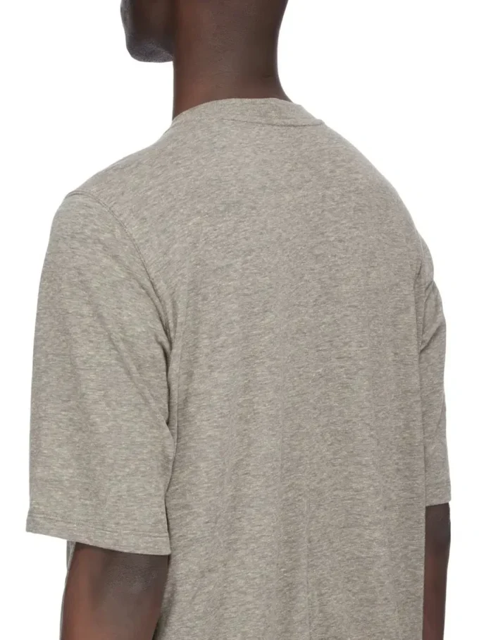 DRKSHDW FW25 CONCORDIANS WALRUS T-skjorte i melert grått, gråmelert jersey DU02E7252JGM-178