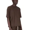 DRKSHDW FW25 CONCORDIANS WALRUS T-skjorte i mørkt støv, medium tykt bomullsjersey DU02E7252RNP-78