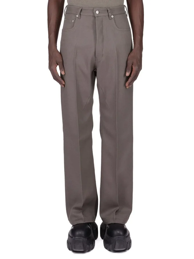 RICK OWENS FW25 CONCORDIANS CATERING GETH JEANS I STØVET ULLDRILLE. RU02E1333WD-34