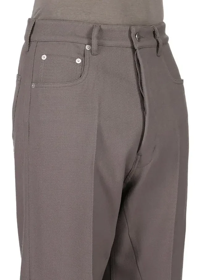 RICK OWENS FW25 CONCORDIANS CATERING GETH JEANS I STØVET ULLDRILLE. RU02E1333WD-34