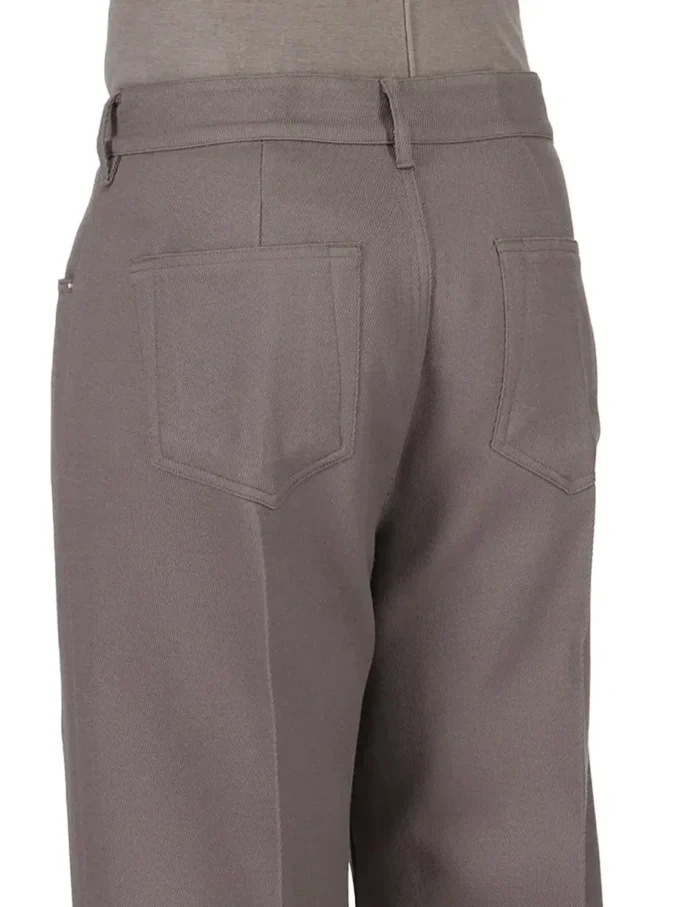 RICK OWENS FW25 CONCORDIANS CATERING GETH JEANS I STØVET ULLDRILLE. RU02E1333WD-34