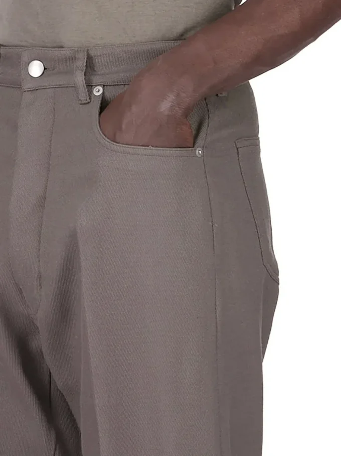 RICK OWENS FW25 CONCORDIANS CATERING GETH JEANS I STØVET ULLDRILLE. RU02E1333WD-34