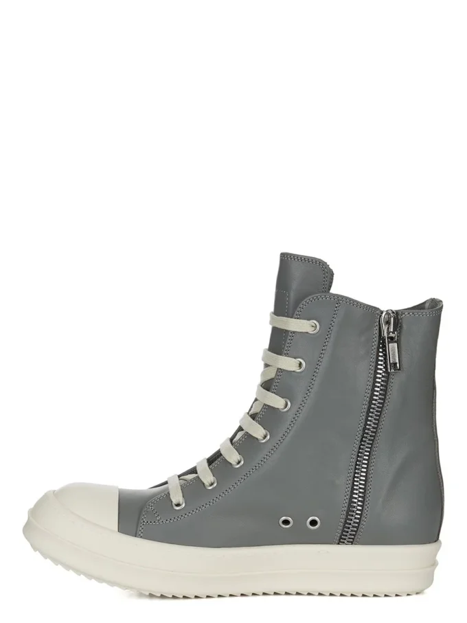 RICK OWENS FW25 CONCORDIANS SNEAKERS I VASKEDE INDIGO/MELK/MELK FULLGRAIN KUSKINN RP02E4890LCO-0611