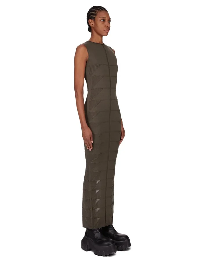 RICK OWENS FW25 CONCORDIANS TANKKJOLE MOTIV I BOSCO LETT RASATO-STRIKK RP02E4676MLK-25