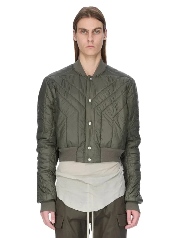 RICK OWENS FW25 CONCORDIANS VATTERT FLYJEKKE I BOSCO LETT NYLON. RU02E1727NPT1-25