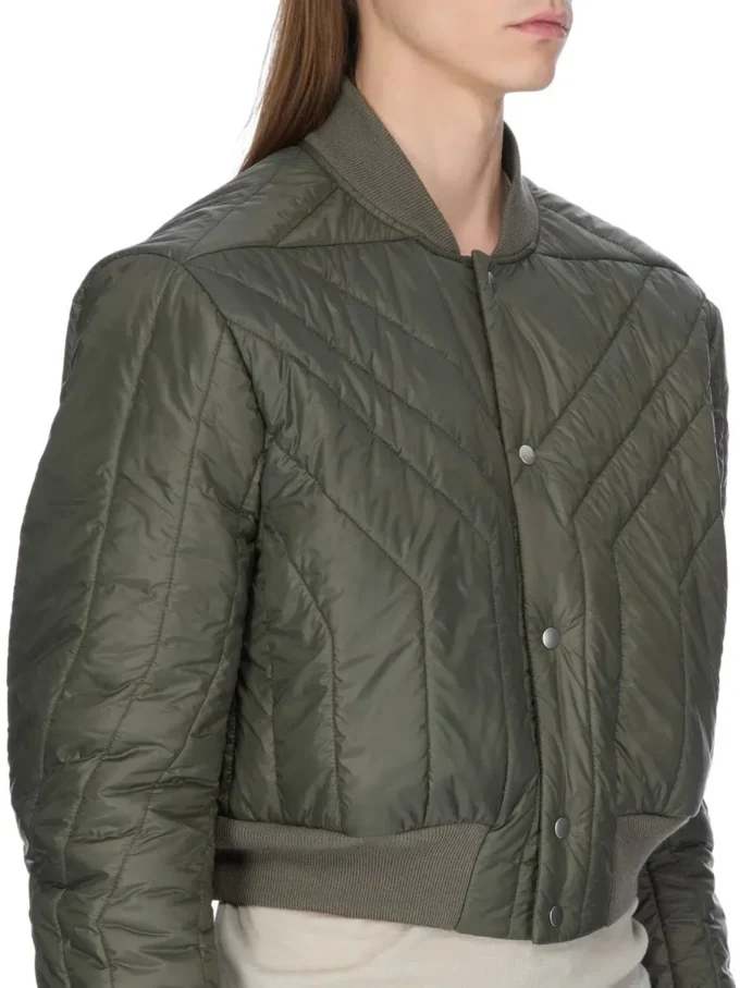 RICK OWENS FW25 CONCORDIANS VATTERT FLYJEKKE I BOSCO LETT NYLON. RU02E1727NPT1-25