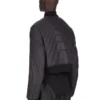 RICK OWENS FW25 CONCORDIANS VATTERT FLYJEKKE I SVART NYLON RU02E1727NPT1-09