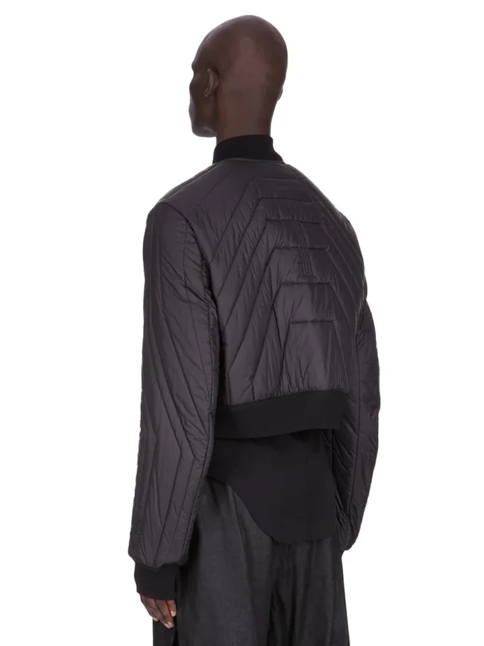 RICK OWENS FW25 CONCORDIANS VATTERT FLYJEKKE I SVART NYLON RU02E1727NPT1-09