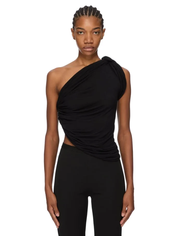 RICK OWENS LILIES FW25 CONCORDIANS ANITA-TOPP I VISKOSECREPE-JERSEY LI02E3110RV-09