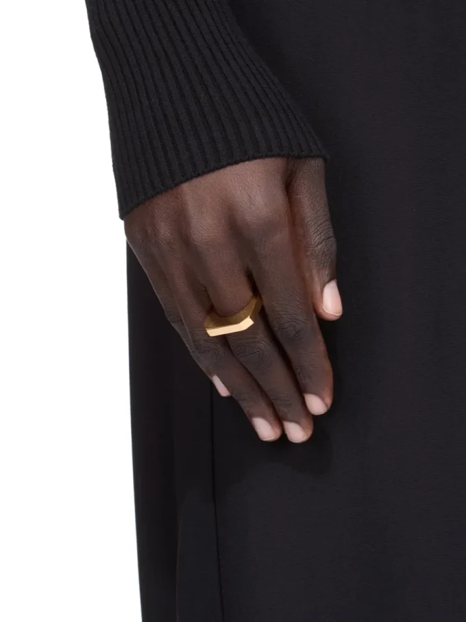 RICK OWENS – RING RJ0000128SLVPGD-02