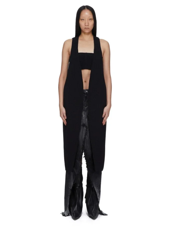RICK OWENS – STRIKKETØY RO02E4668KWVH-09
