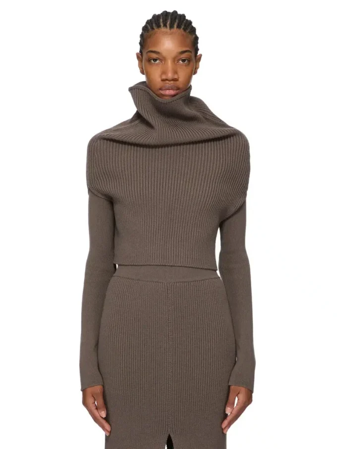 RICK OWENS – STRIKKETØY RO02E4675KWVH-78