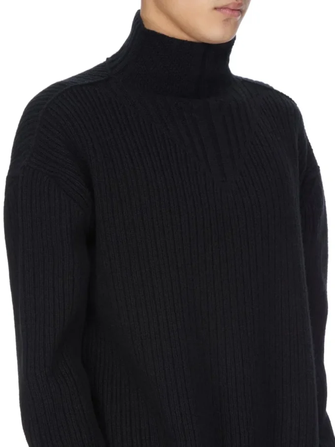 RICK OWENS – STRIKKETØY RU02E1645KWV-09
