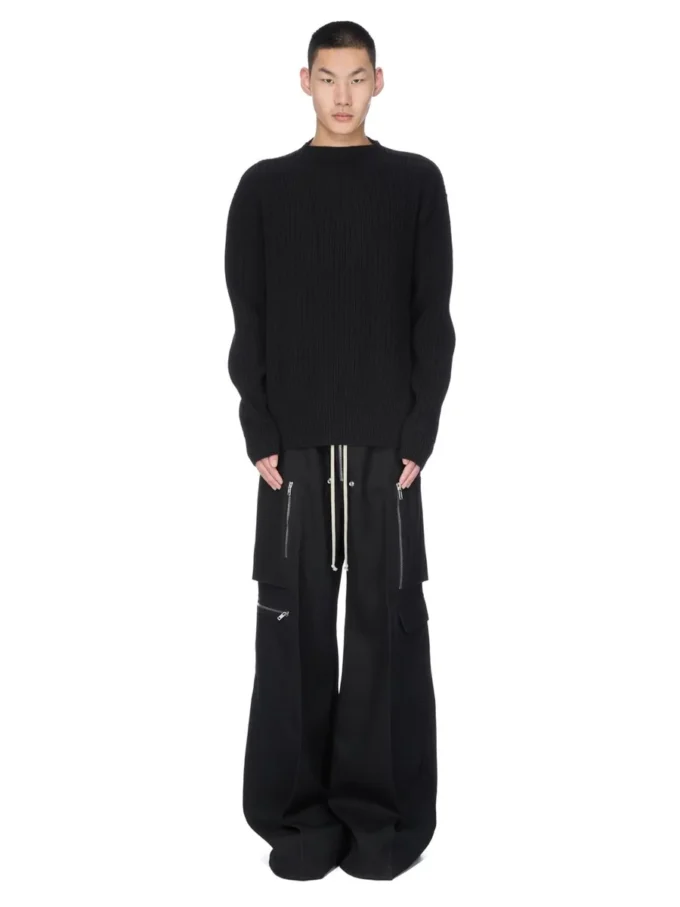RICK OWENS – STRIKKETØY RU02E1649KWV-09