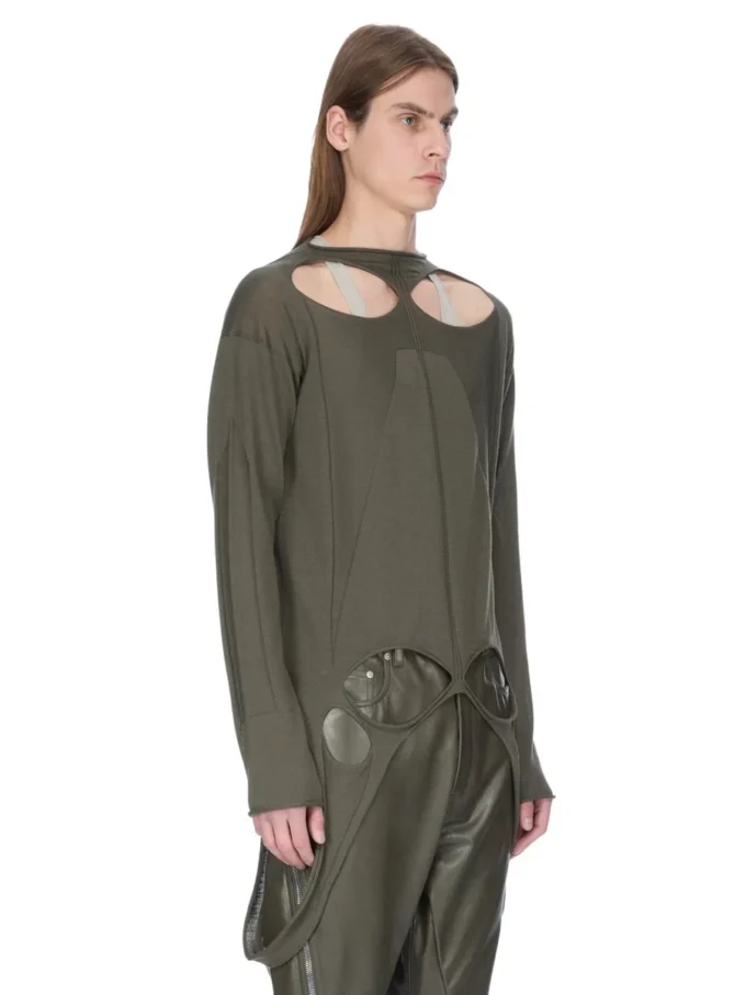 RICK OWENS – STRIKKETØY RU02E1671ML-25
