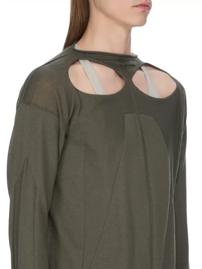 RICK OWENS – STRIKKETØY RU02E1671ML-25